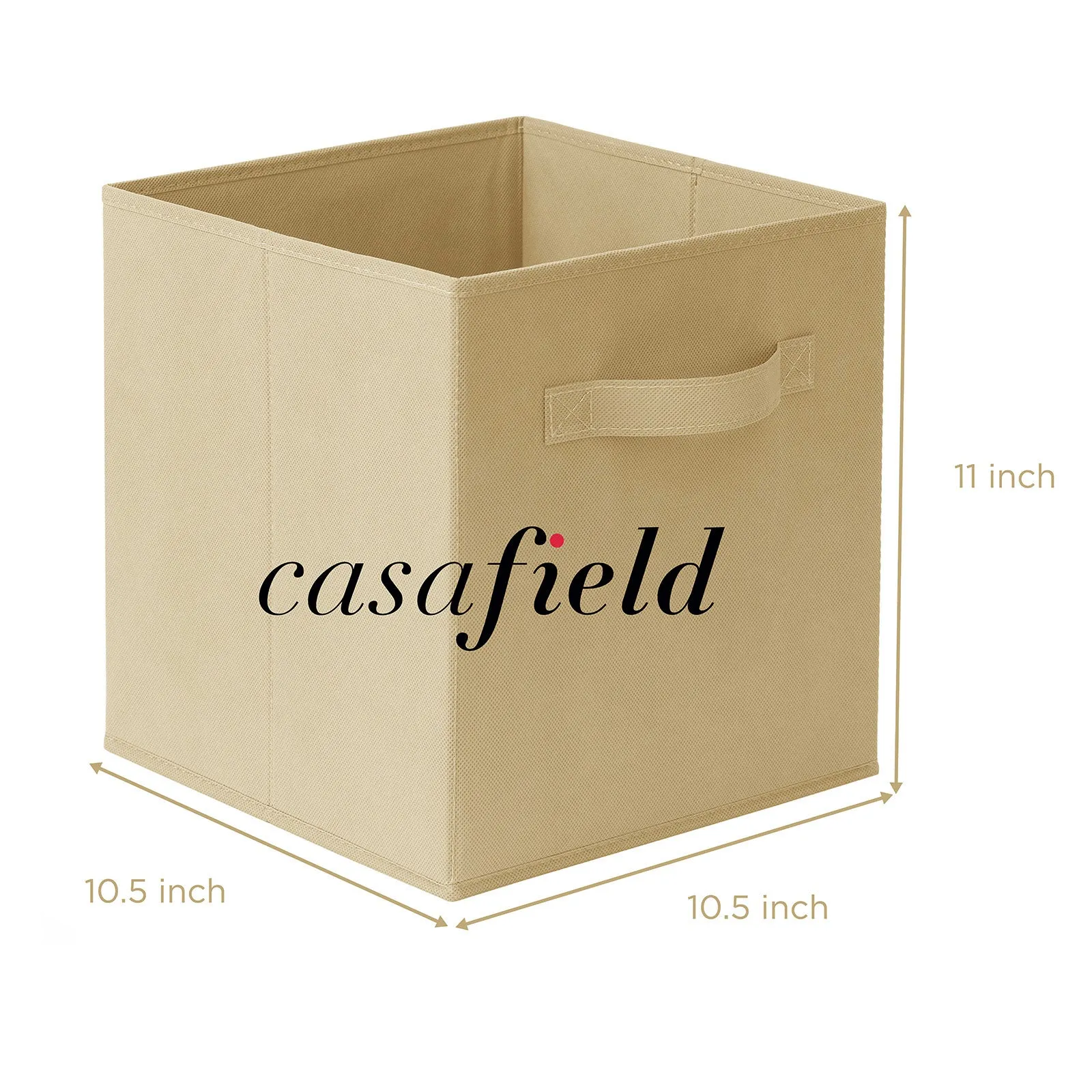 12 Pack Collapsible Fabric Cubes, Storage Bins