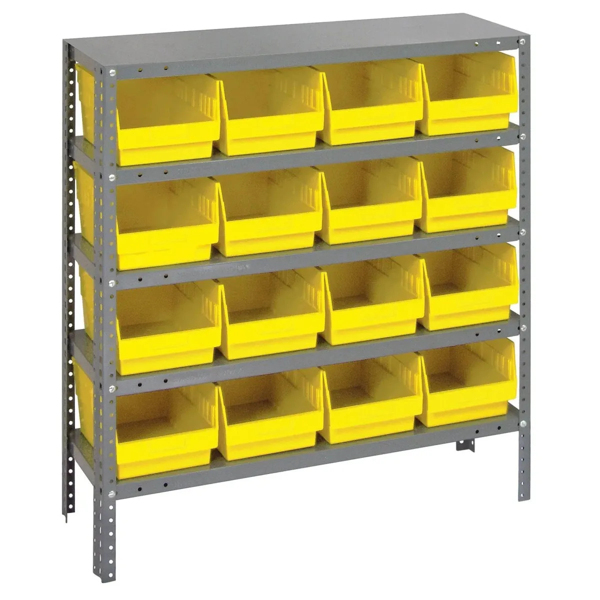 1839-208 | 18" x 36" x 39" Shelving Unit with 16 Bins