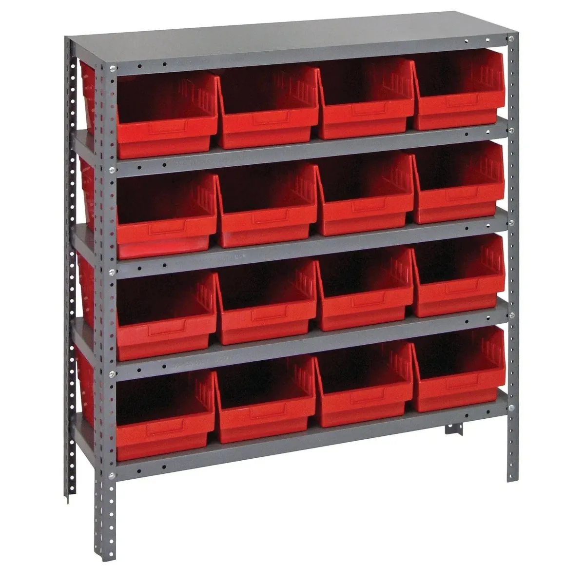 1839-208 | 18" x 36" x 39" Shelving Unit with 16 Bins