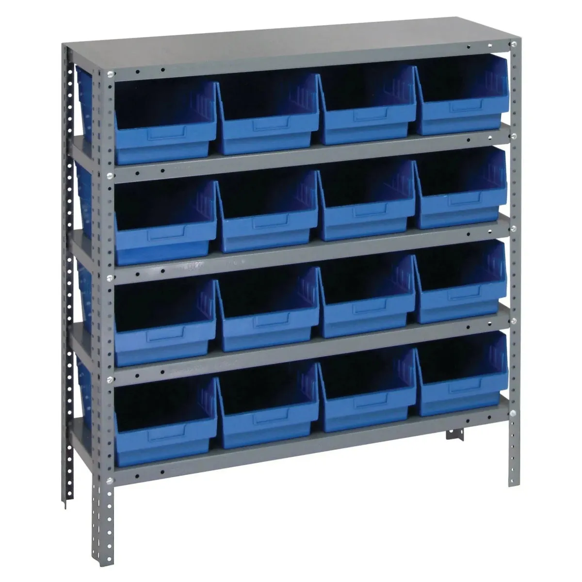 1839-208 | 18" x 36" x 39" Shelving Unit with 16 Bins