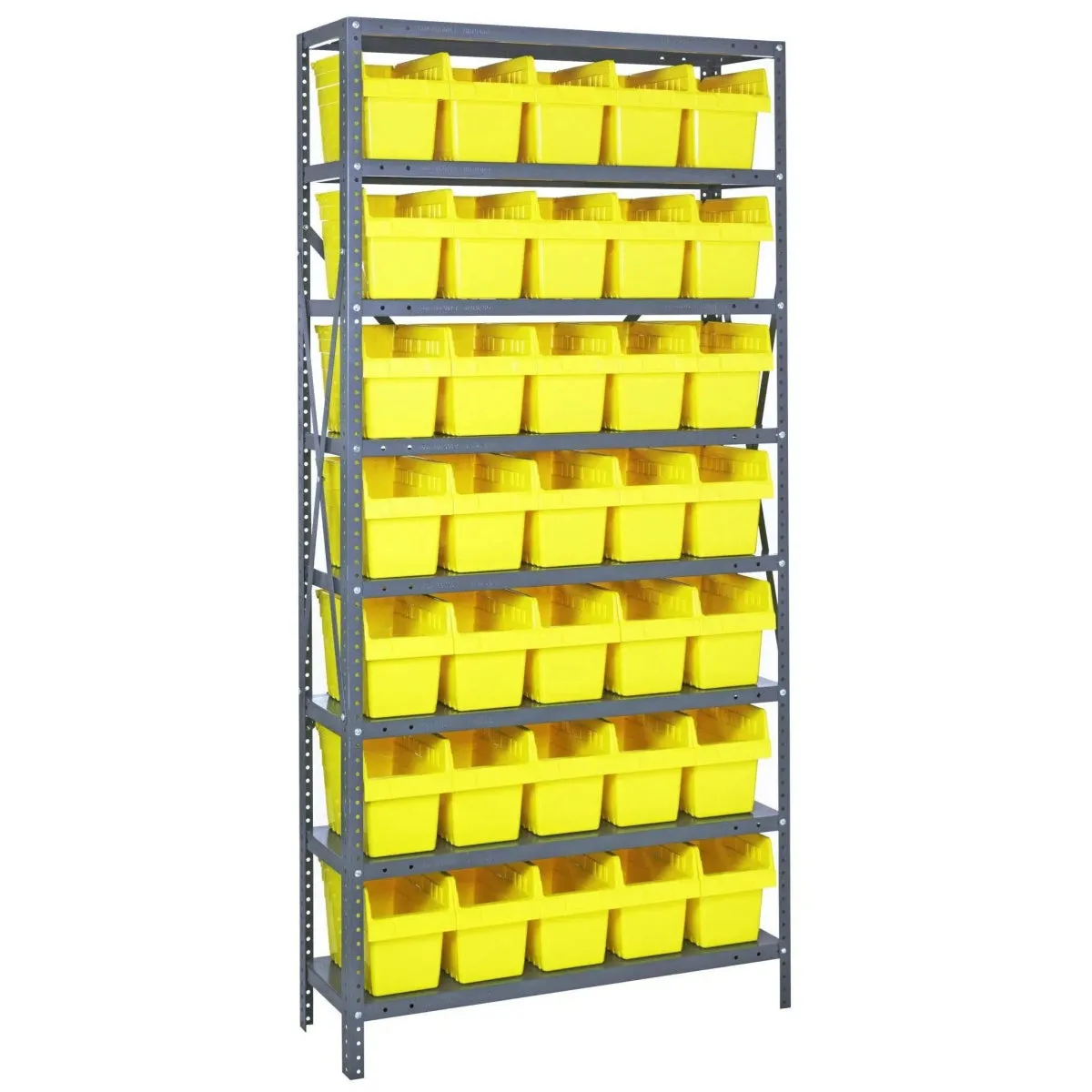 1875-SB804 | 18" x 36" x 75" Shelving Unit with 35 Bins