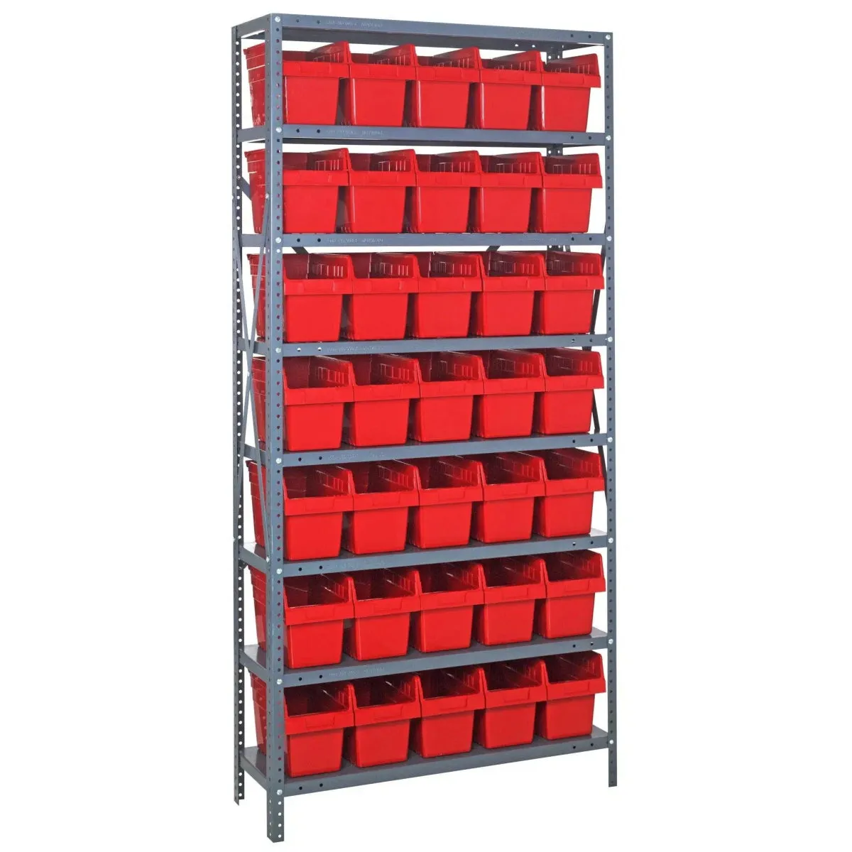 1875-SB804 | 18" x 36" x 75" Shelving Unit with 35 Bins