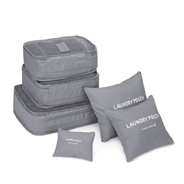 2018 Hot Sale Hot Sale Korean Style 6 Pcs / Set Travel Home Luggage Storage Bag Clothes Storage