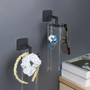 360 Rotatable Wall Hook for Jewelry and Accessories Storage