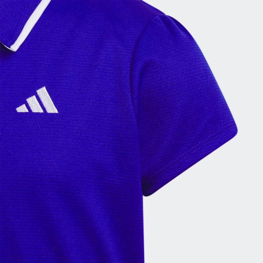 adidas Girl's Textured Golf Polo Shirt