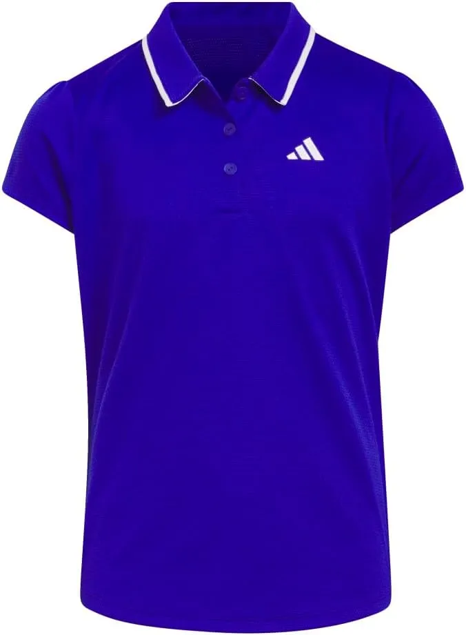 adidas Girl's Textured Golf Polo Shirt