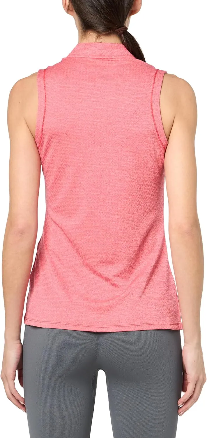 adidas Women's Ultimate365 Textured Sleeveless Polo Shirt