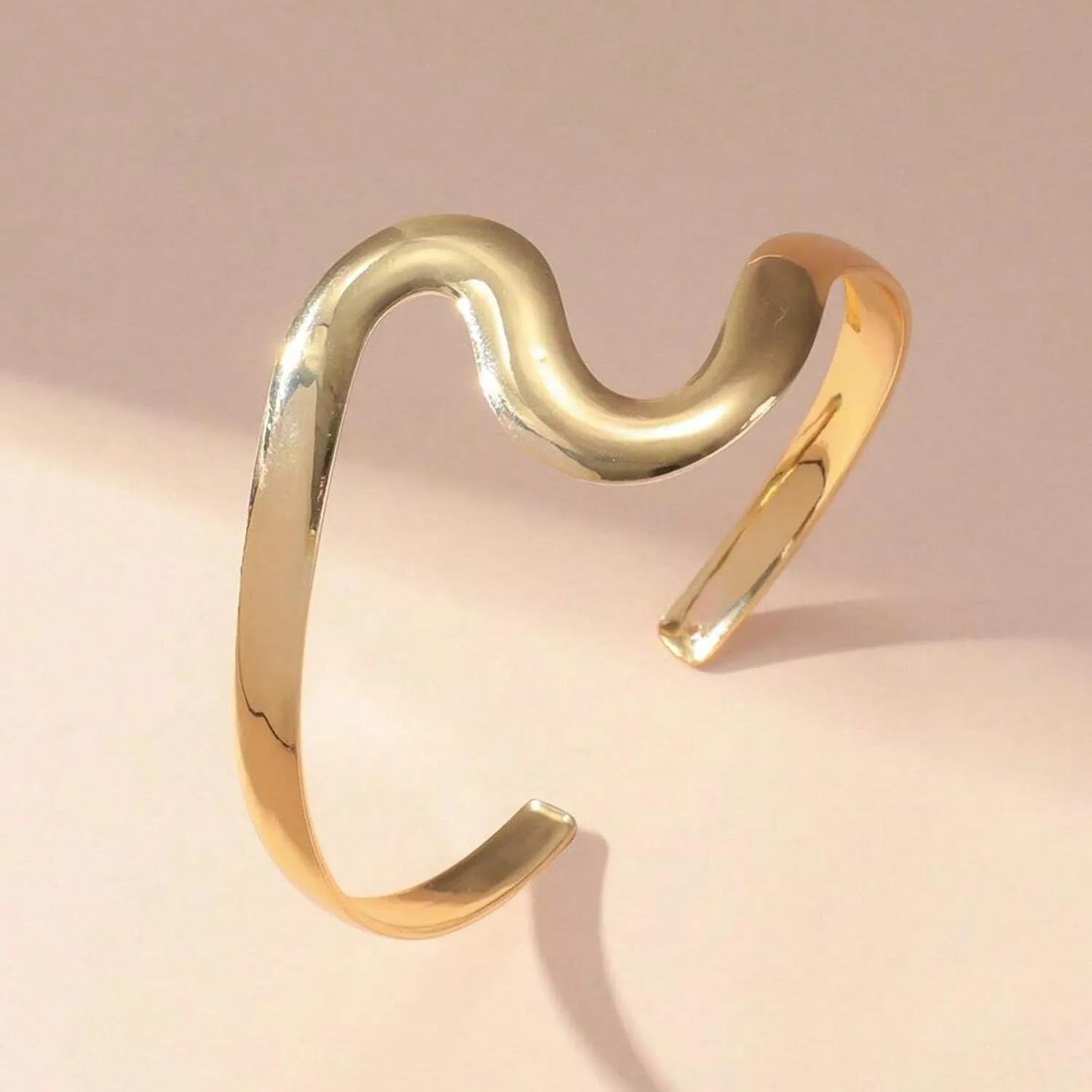 Arm Cuff for Women Upper Arm Cuffs Jewelry Gold Cuff Bangles Bracelet Summer Beach Essentials 2025