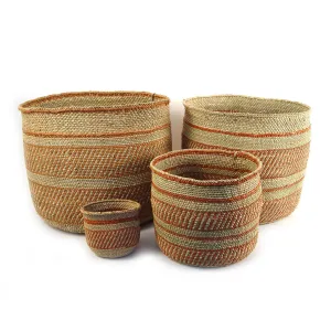 Auburn Striped Iringa Baskets