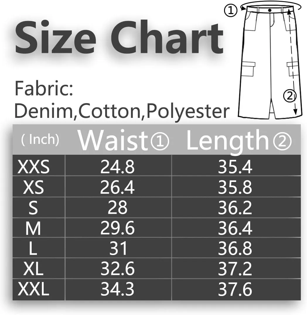 Autumn Women's Anklet Length Denim Skirts OL Cargo Skirts A-Line Stretch High Waist 4 Pockets Jean Skirts Casual Wearing Blue