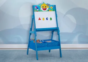 Baby Shark Wooden Activity Easel with Storage