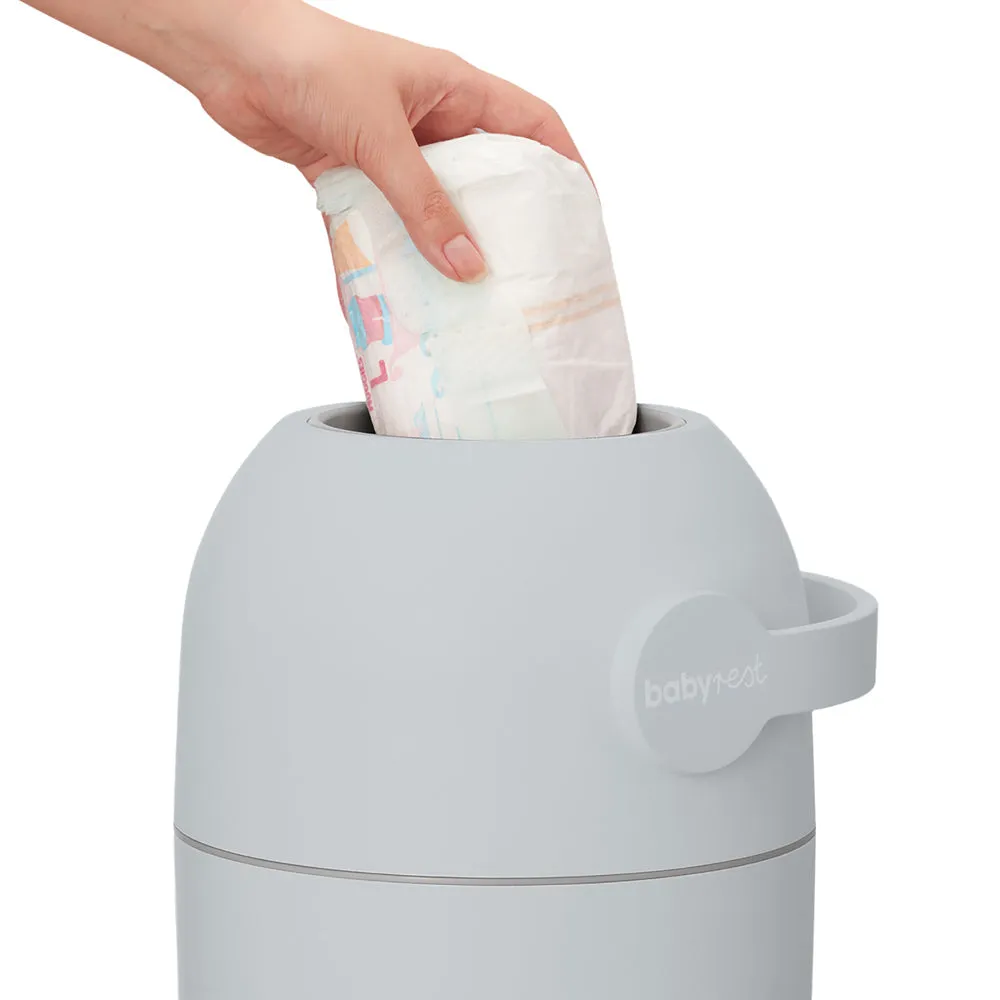 Babyrest Aster Nappy Bin Grey