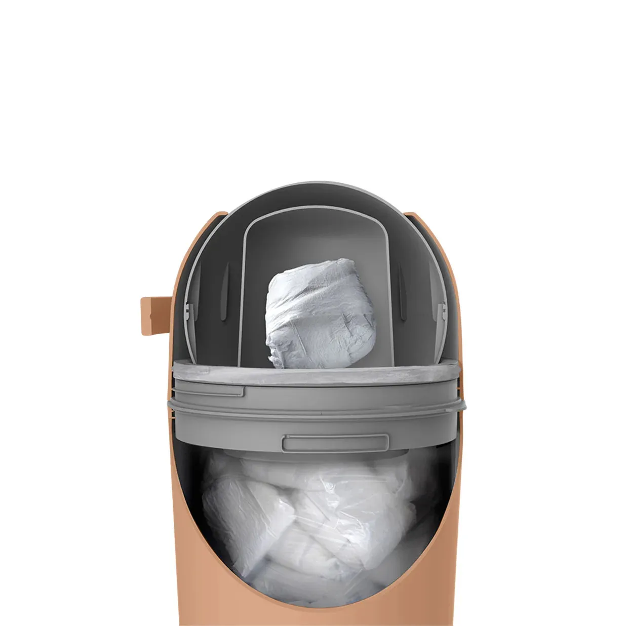 Babyrest Aster Nappy Bin -Terracotta