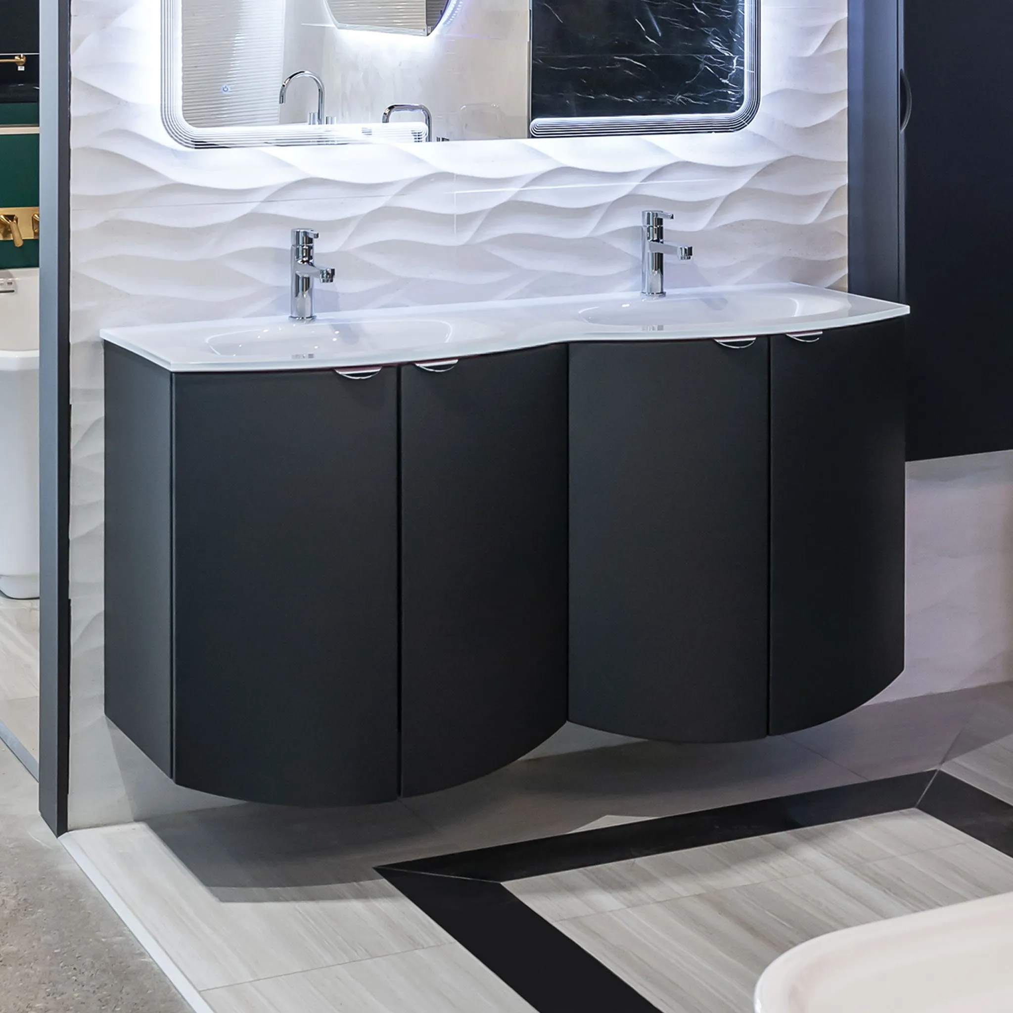 Baden Haus Bath Vanity Onda Double Sink