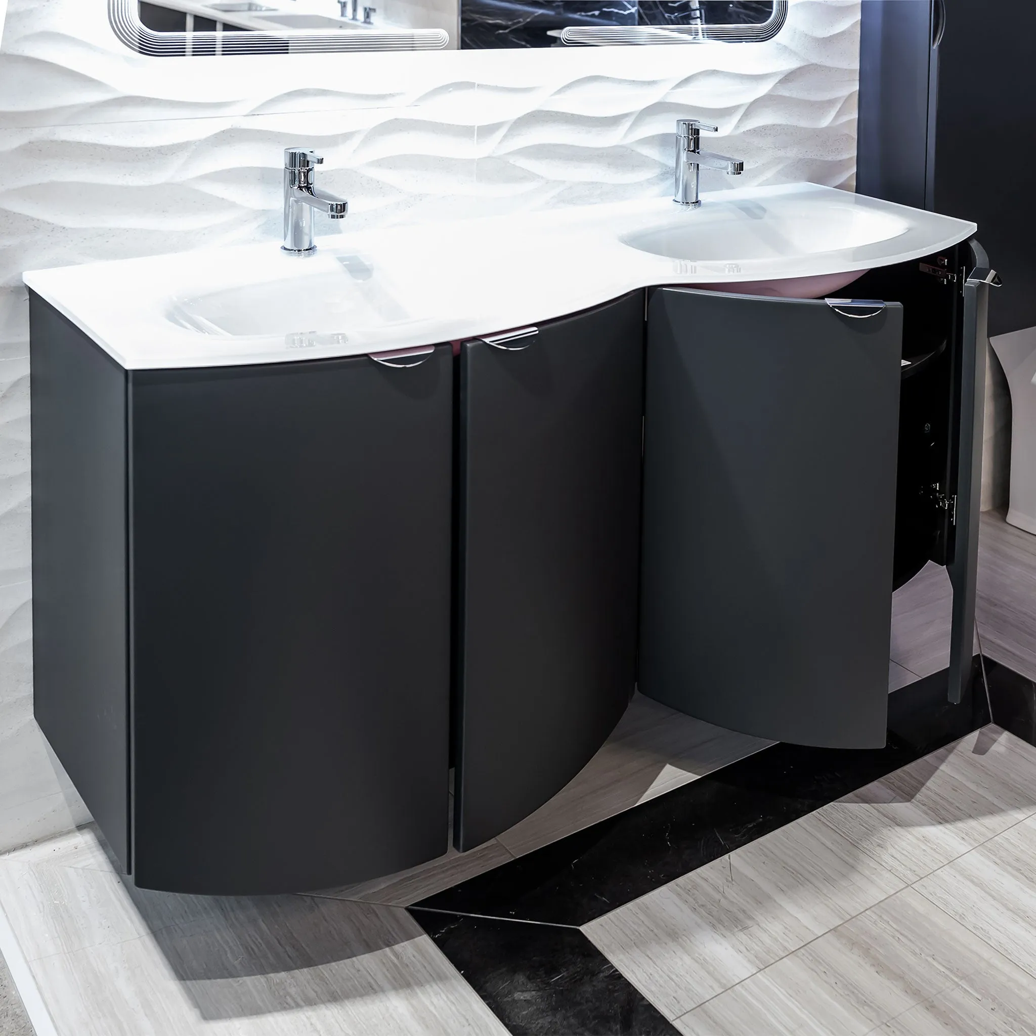 Baden Haus Bath Vanity Onda Double Sink