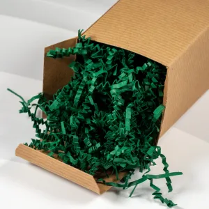 Basket Shred Crinkle Cut Forest Green