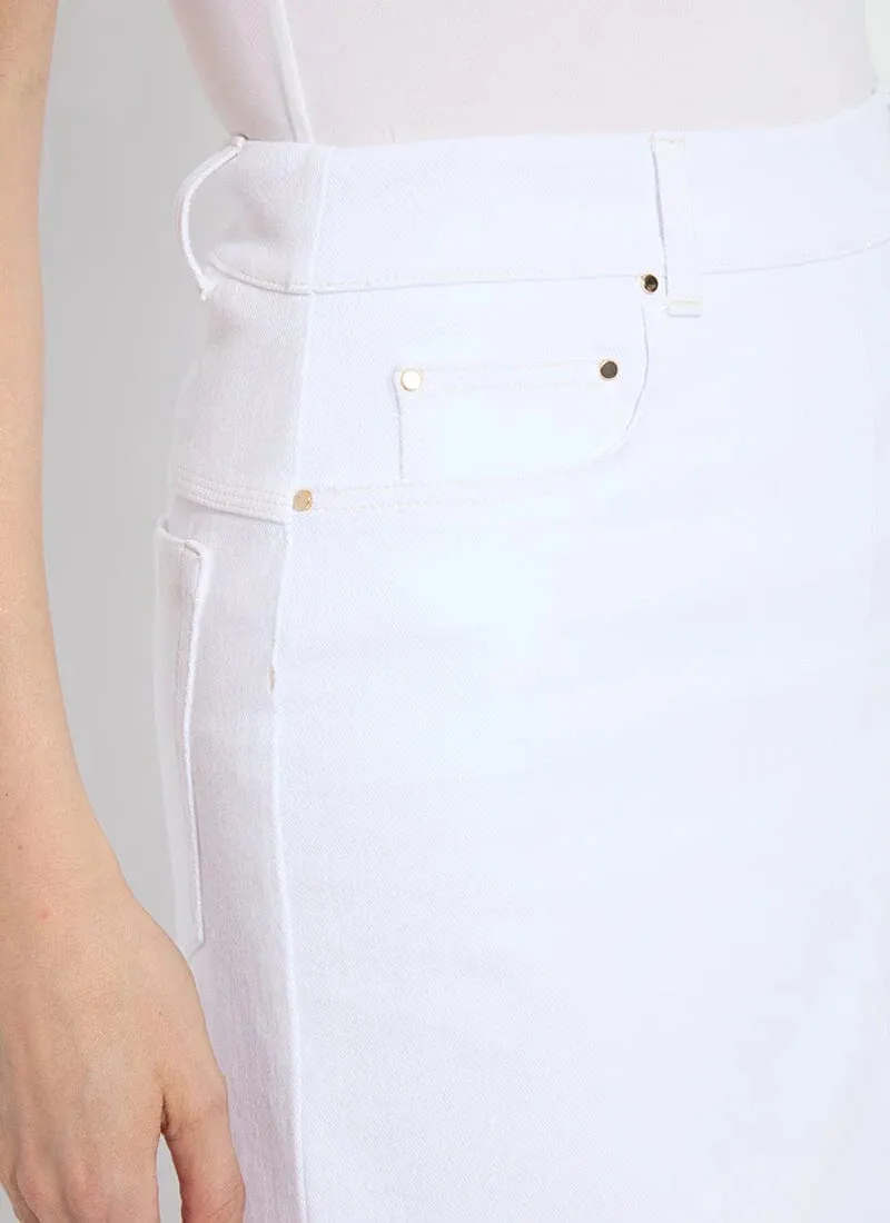 Bellamy Denim Skirt in White - Lysse 32-3528-M9