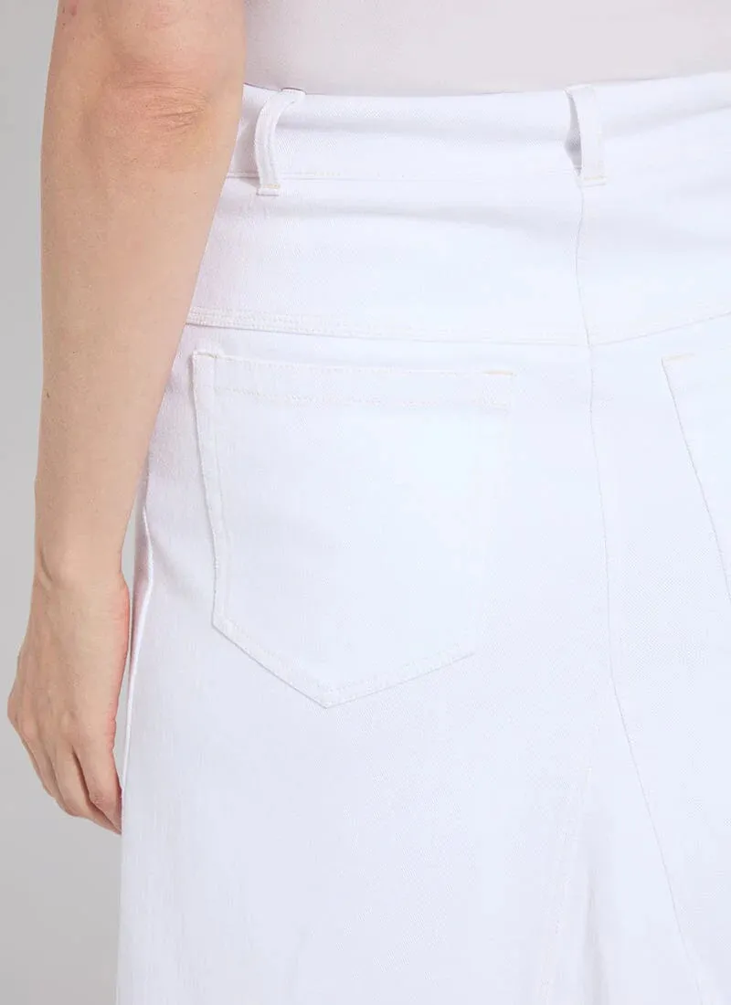 Bellamy Denim Skirt in White - Lysse 32-3528-M9