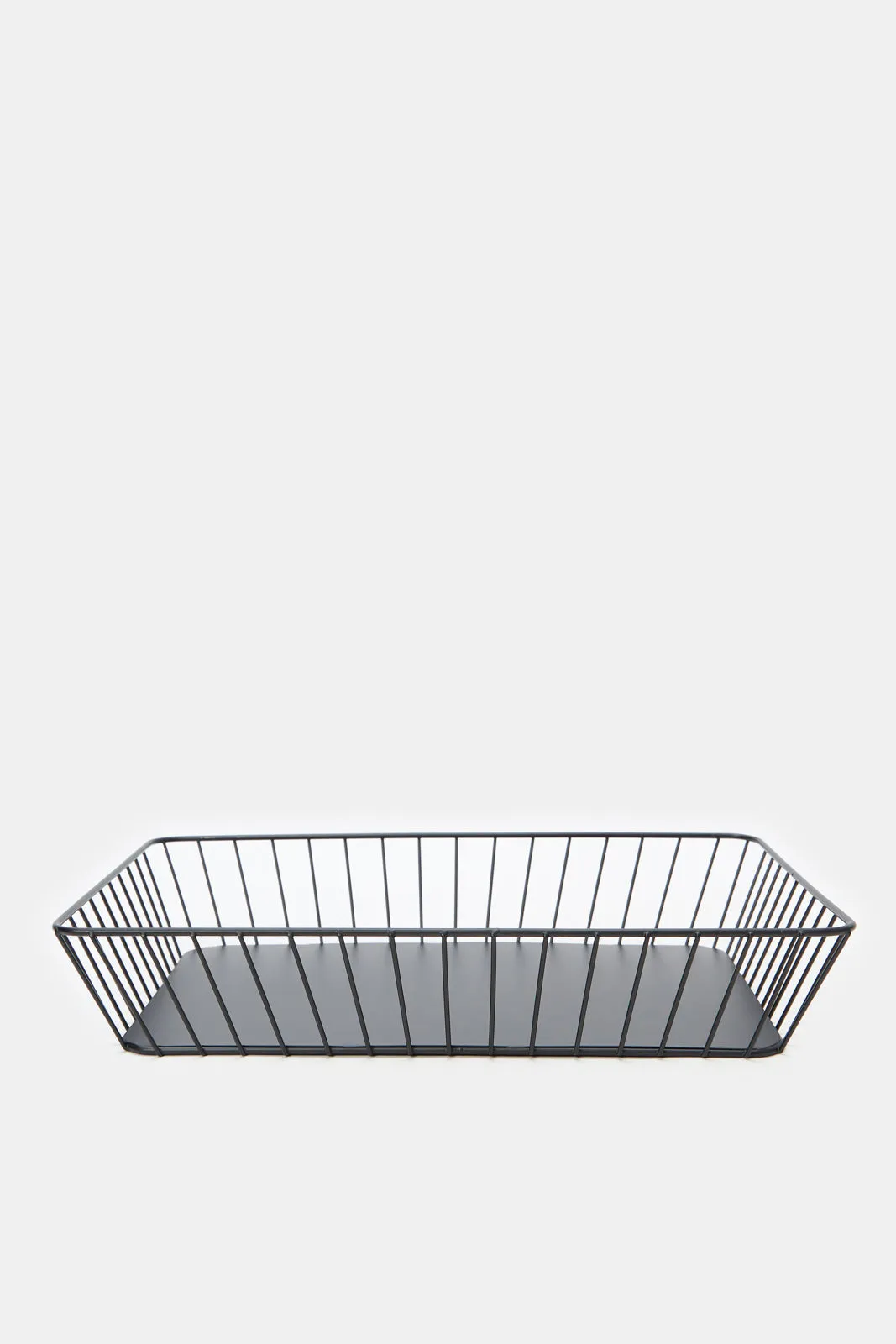 Black Rectangle Storage Basekt (Large)