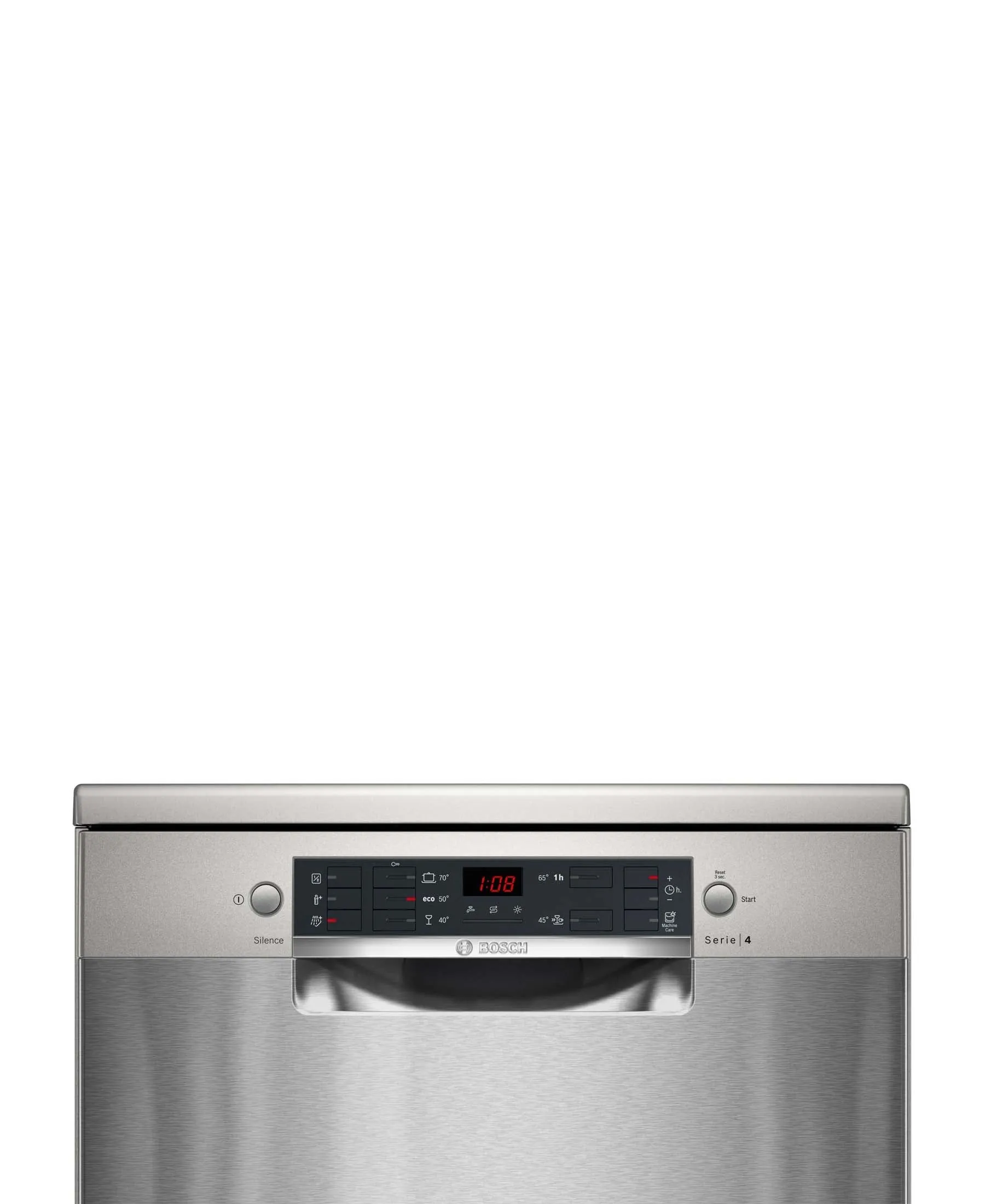 Bosch Series 4 Freestanding Dishwasher 60 cm Silver-inox - SMS45NI00Z