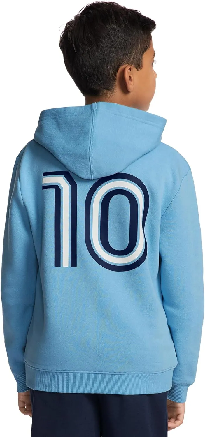Boys' Lifestyle Long Sleeve, Standard Fit Hoodie Sweatshirt, Comfortable