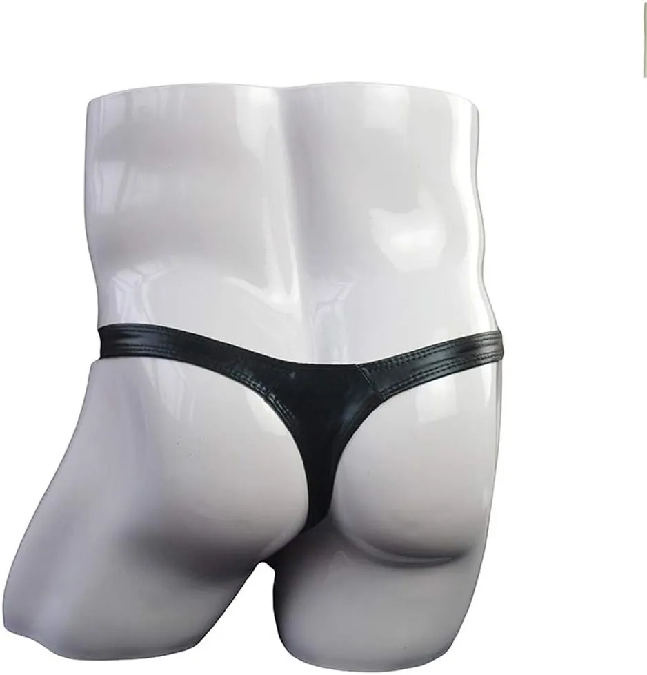 Briefs Sexy Comfortable Men's Leather Men's underwear Love Briefs