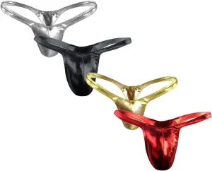 Briefs Sexy Comfortable Men's Leather Men's underwear Love Briefs
