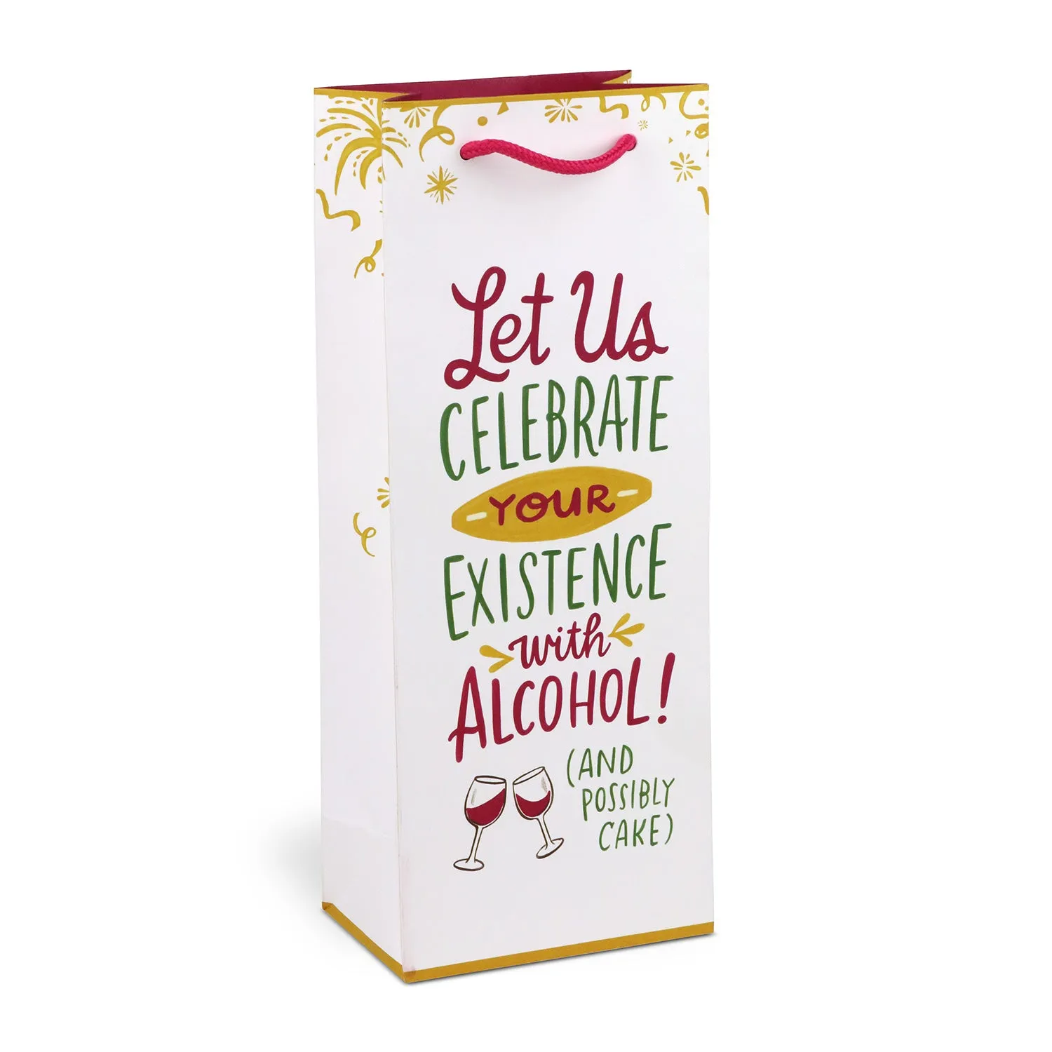 Celebrate With Alcohol Wine Bag