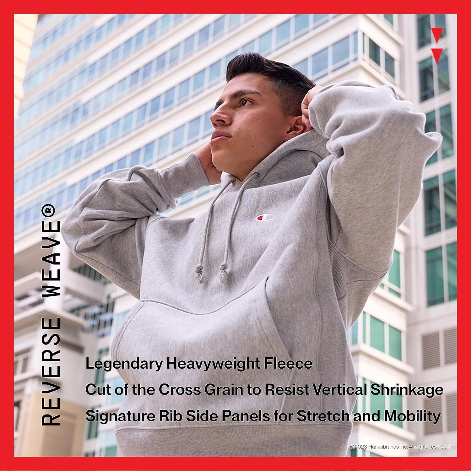 Champion Men's Hoodie, Reverse Weave, Fleece Comfortable Pullover Sweatshirt For Men