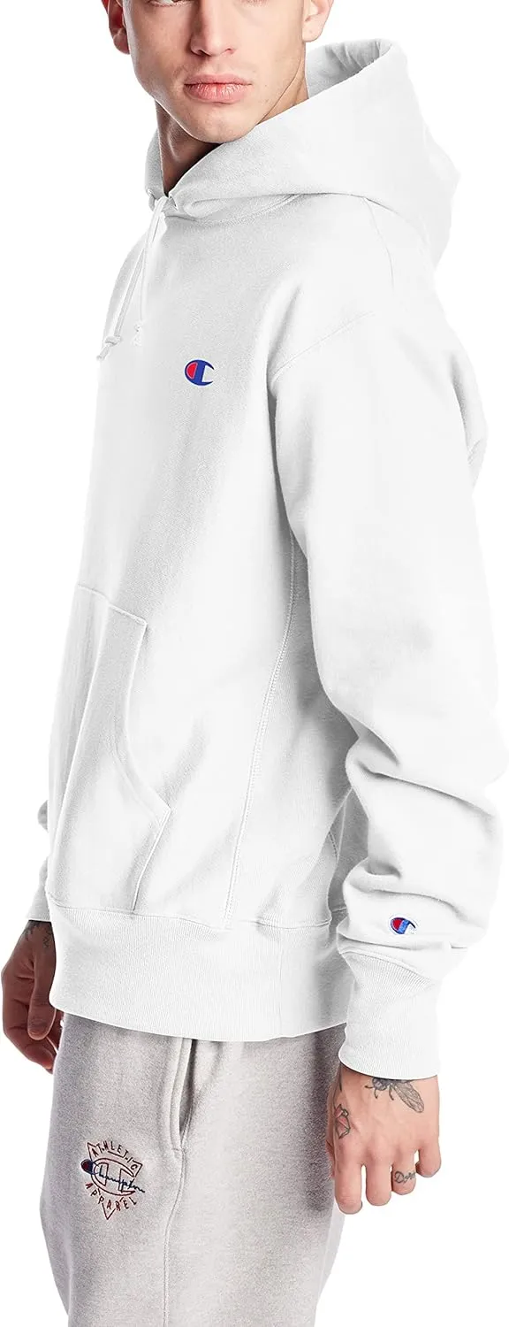 Champion Men's Hoodie, Reverse Weave, Fleece Comfortable Pullover Sweatshirt For Men