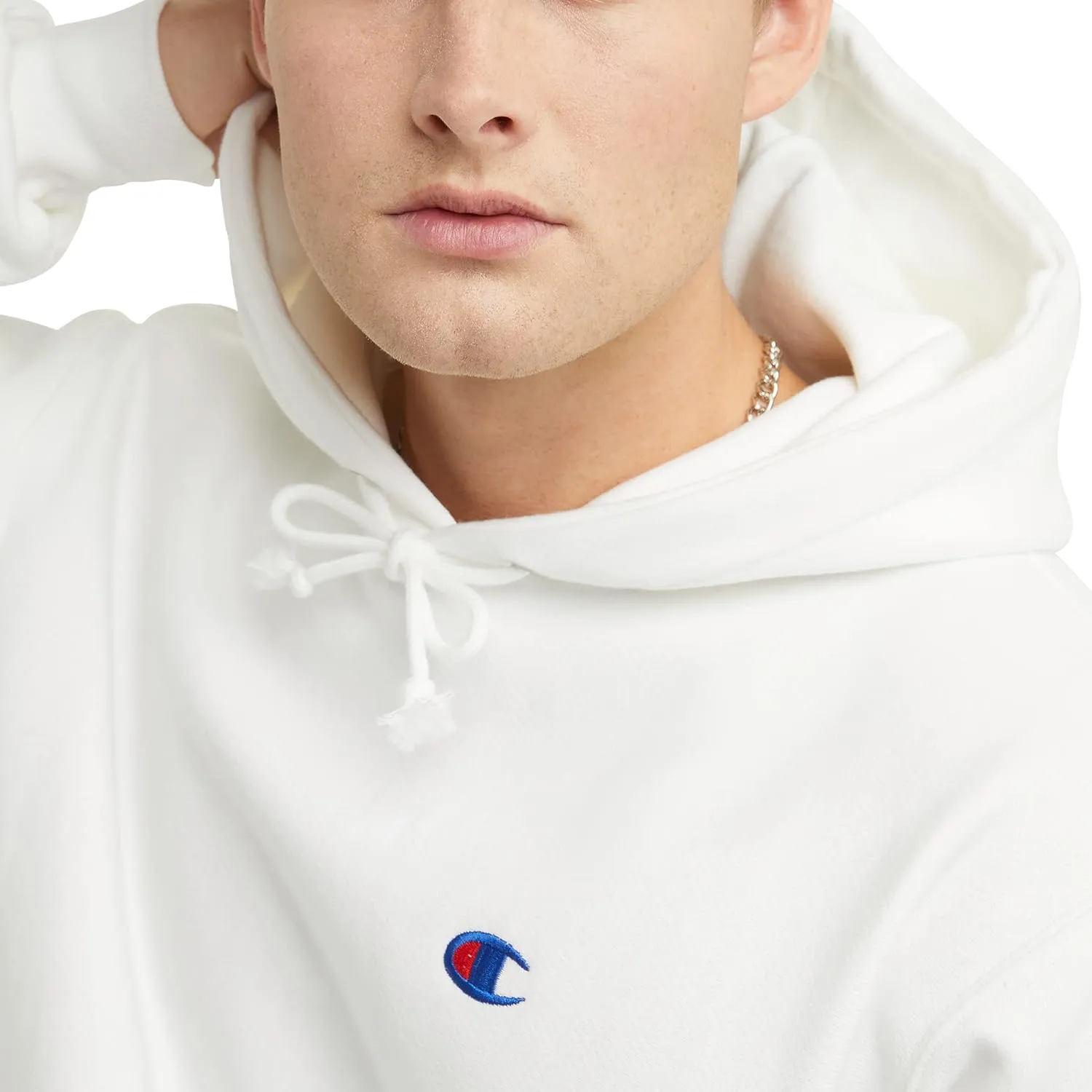 Champion Men's Hoodie, Reverse Weave, Fleece Comfortable Pullover Sweatshirt For Men