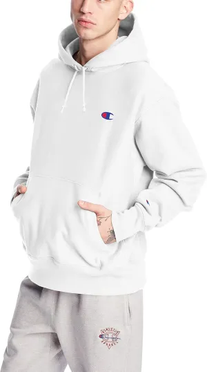 Champion Men's Hoodie, Reverse Weave, Fleece Comfortable Pullover Sweatshirt For Men