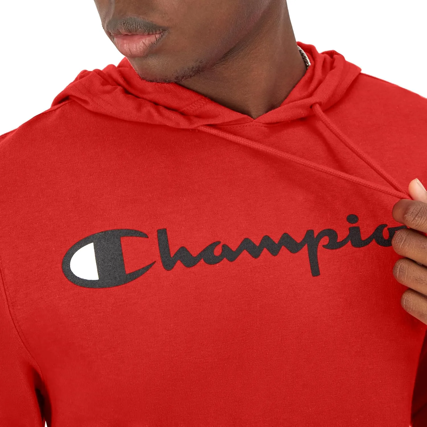 Champion Men's Midweight T-shirt Hoodie, Soft and Comfortable