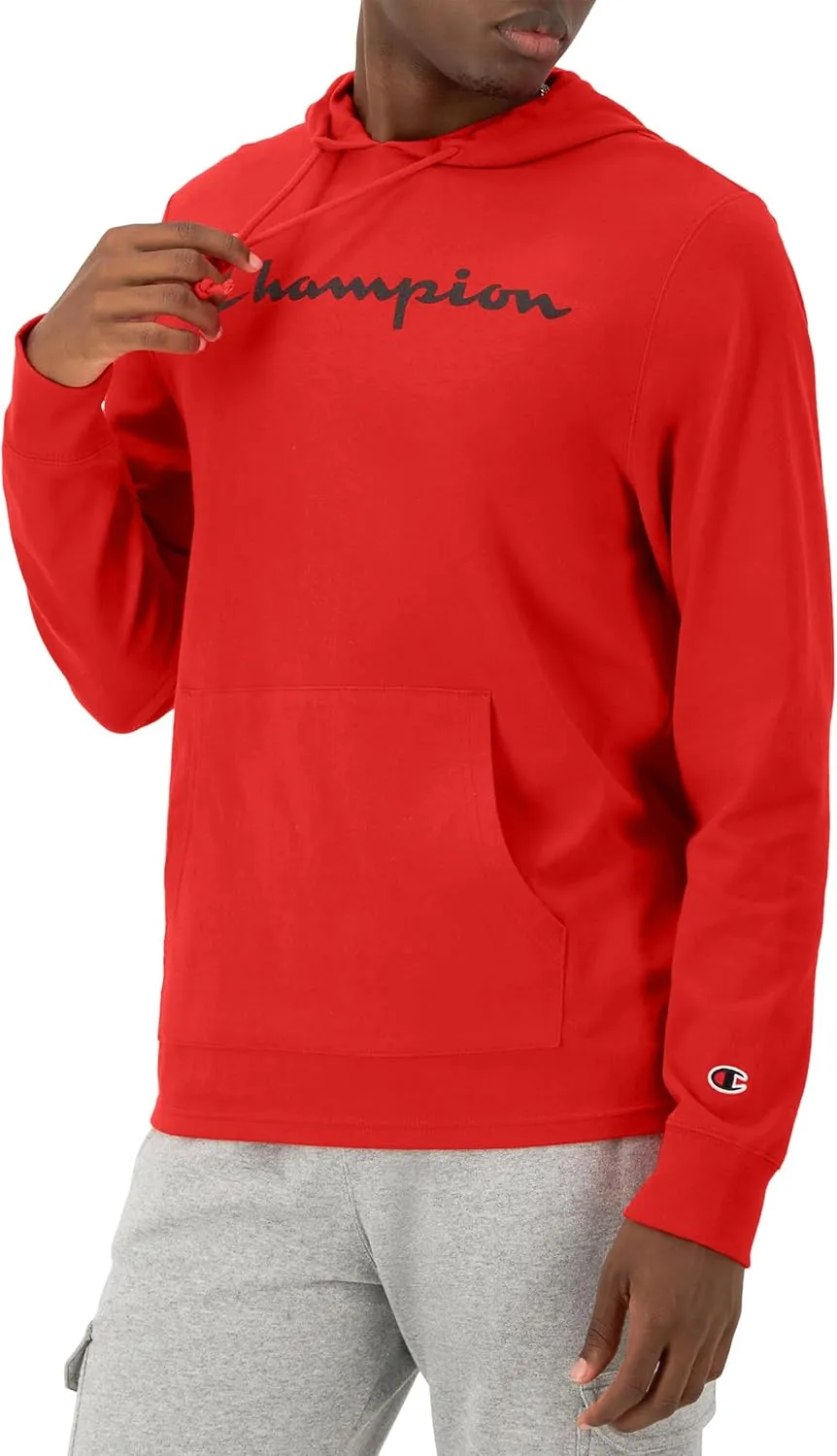 Champion Men's Midweight T-shirt Hoodie, Soft and Comfortable