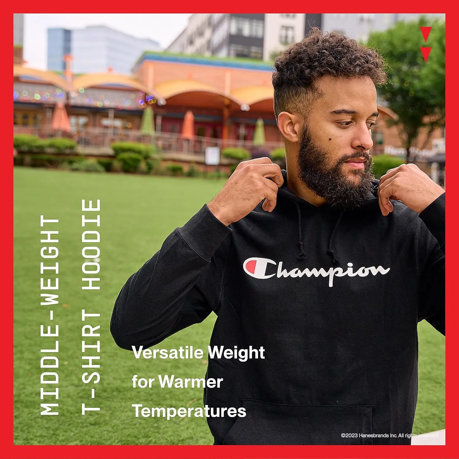Champion Men's Midweight T-shirt Hoodie, Soft and Comfortable