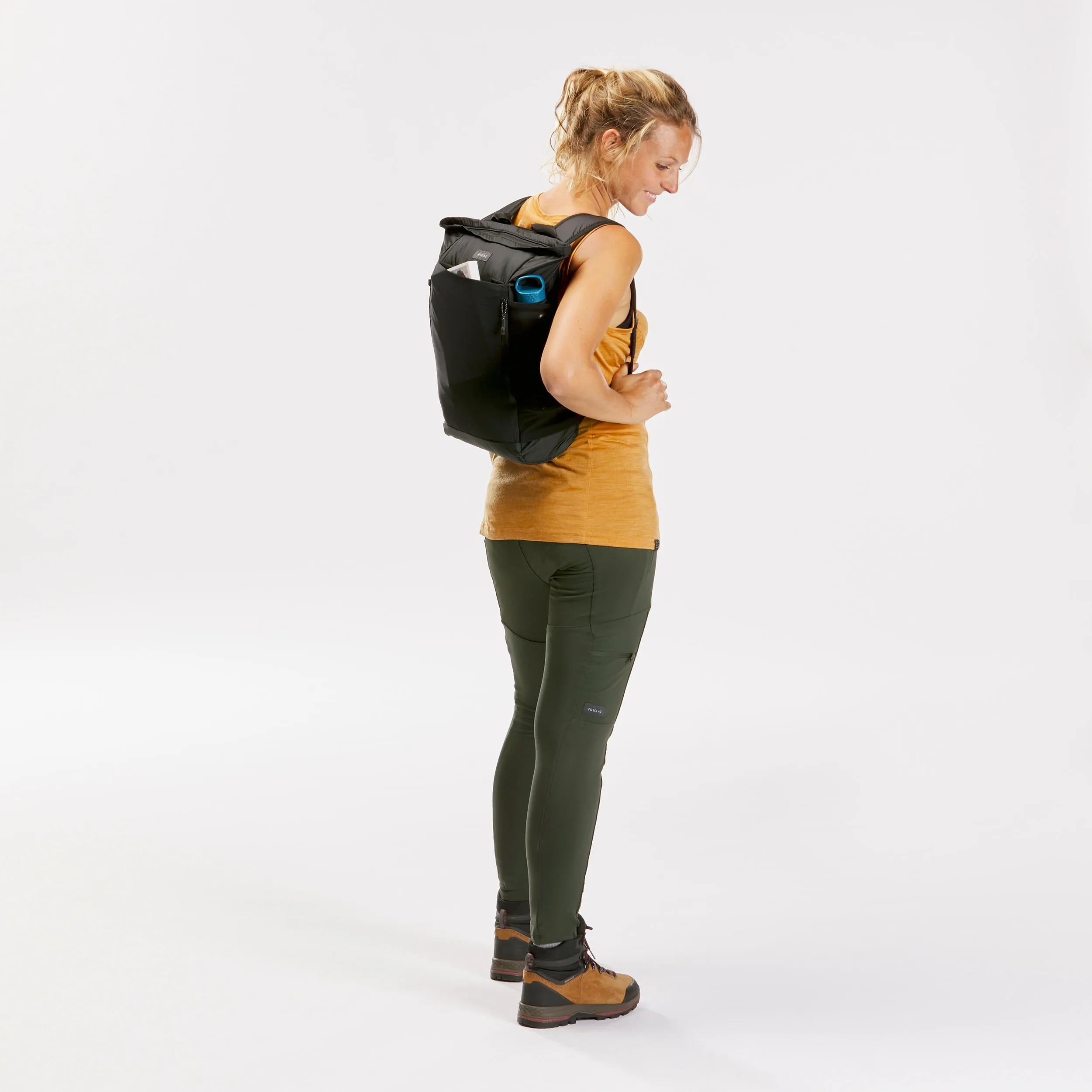Black Forclaz Travel 15L Compact Tote Bag