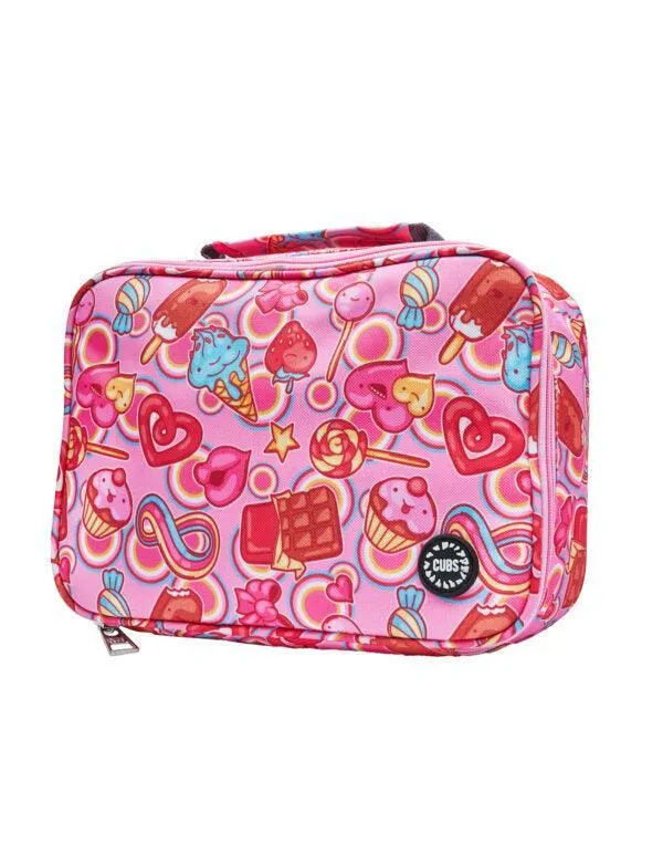CUBS PINK CANDIES BIG AND BASIC LUNCH BAG