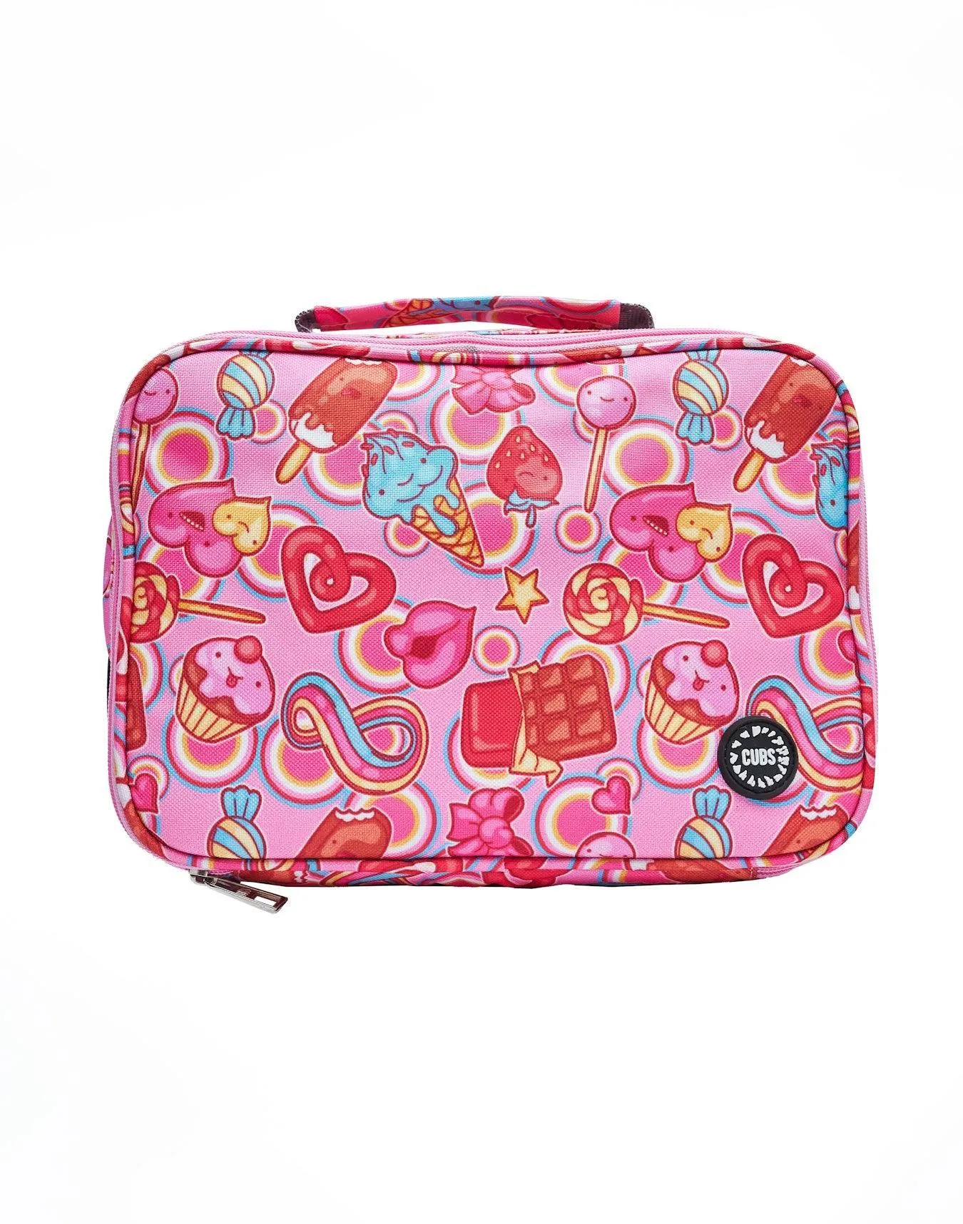 CUBS PINK CANDIES BIG AND BASIC LUNCH BAG