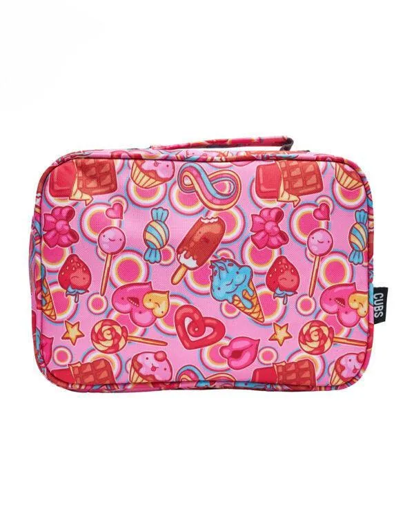 CUBS PINK CANDIES BIG AND BASIC LUNCH BAG
