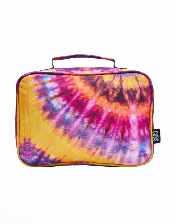 CUBS PURPLE TIE DYE BIG AND BASIC LUNCH BAG