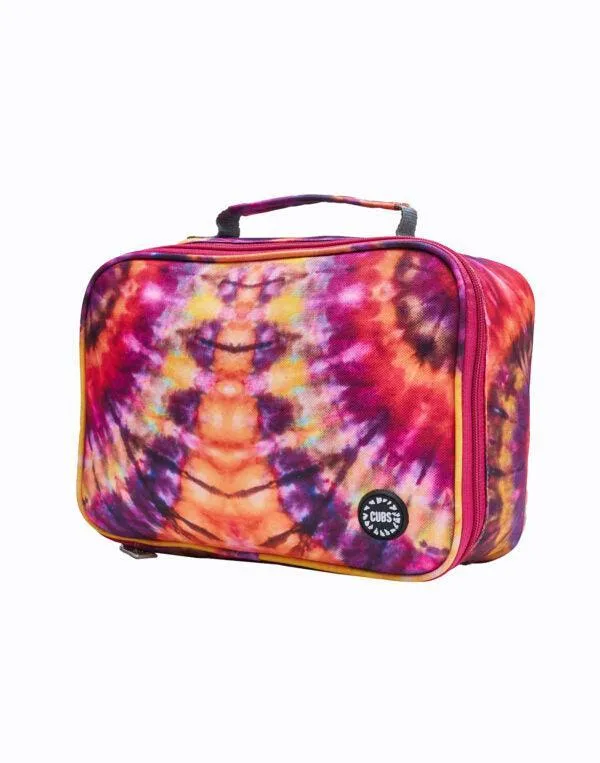 CUBS PURPLE TIE DYE BIG AND BASIC LUNCH BAG
