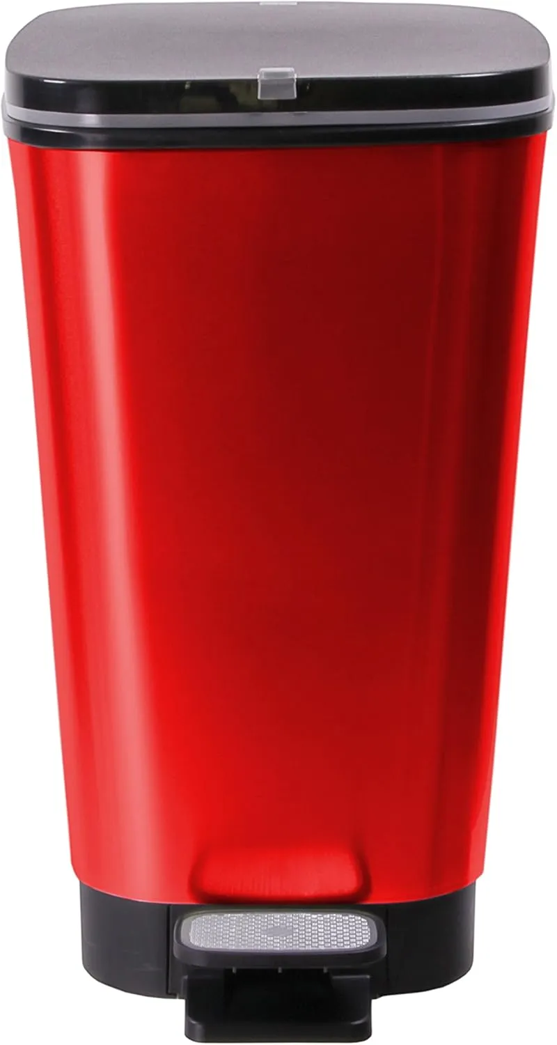 Curver Chic 35L Pedal Bin  - Red