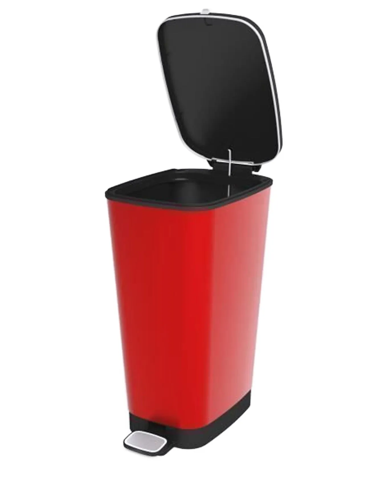 Curver Chic 35L Pedal Bin  - Red