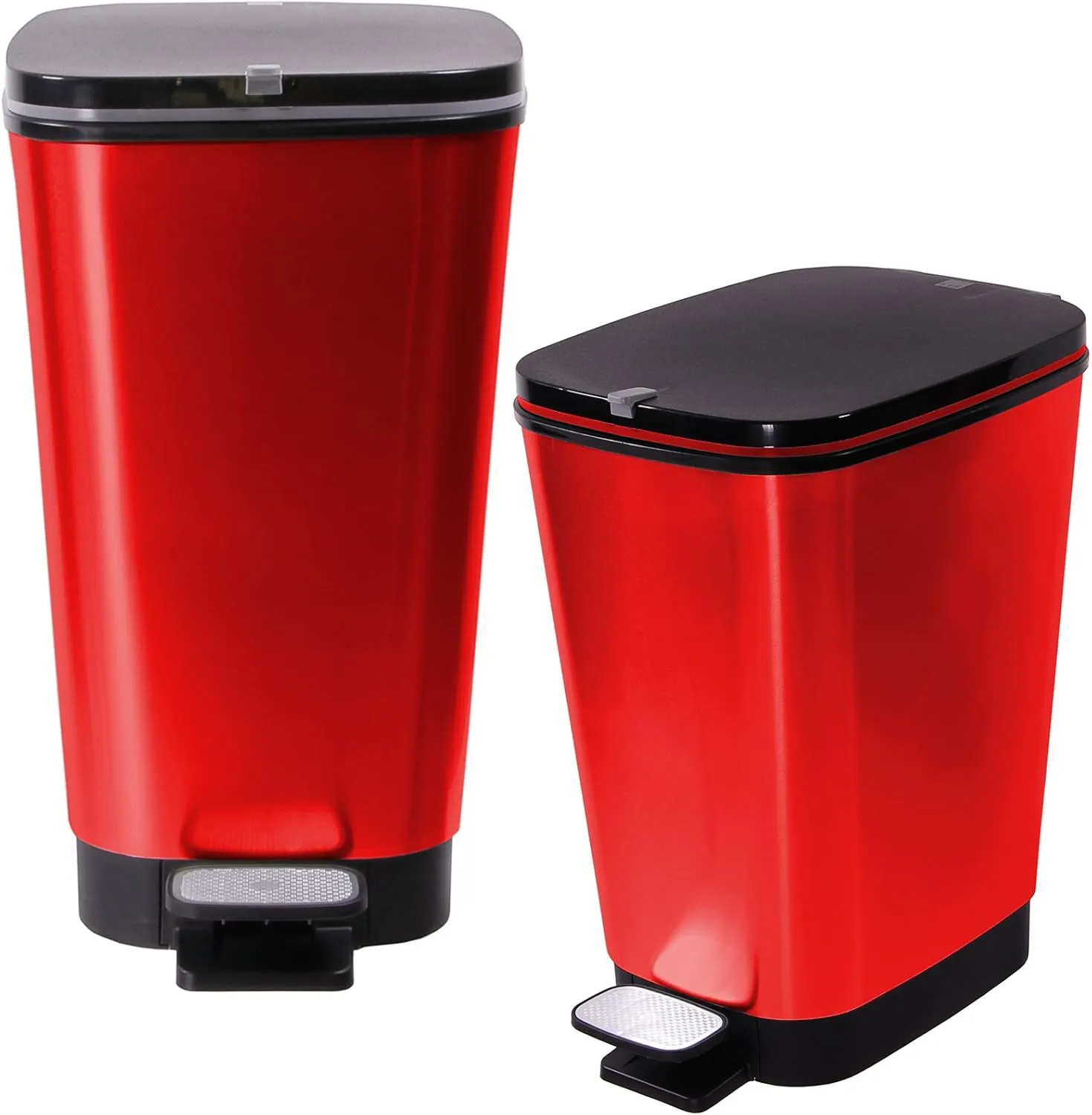 Curver Chic 35L Pedal Bin  - Red