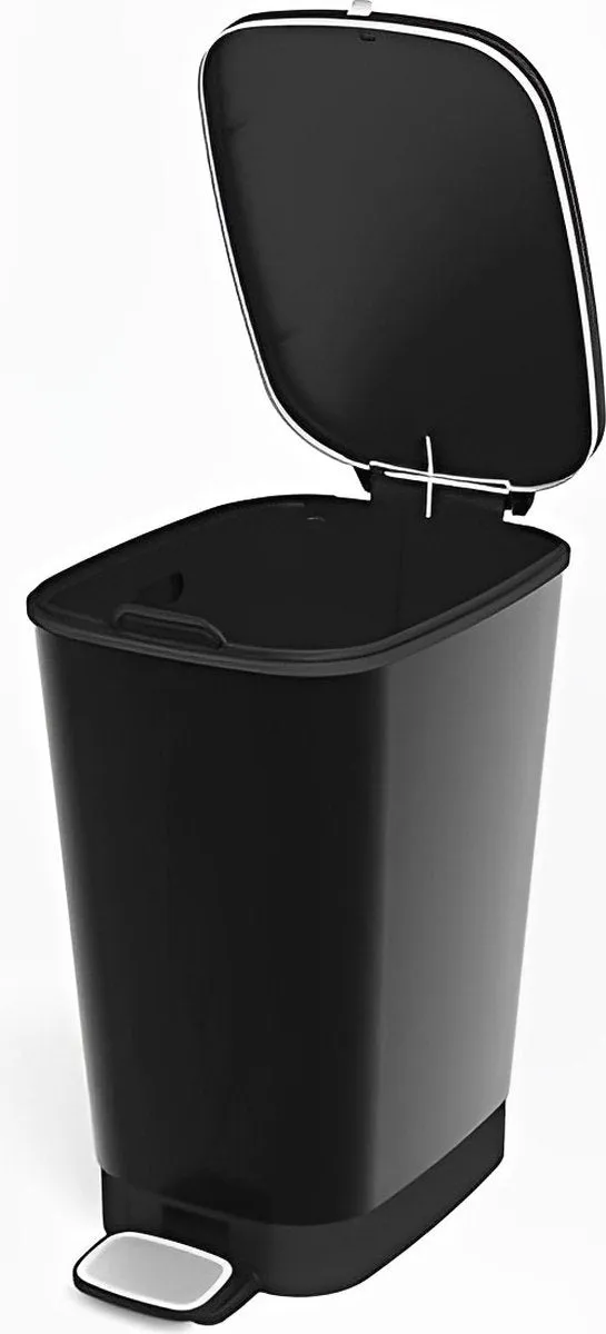 Curver Chic 45L Pedal Bin  - Black