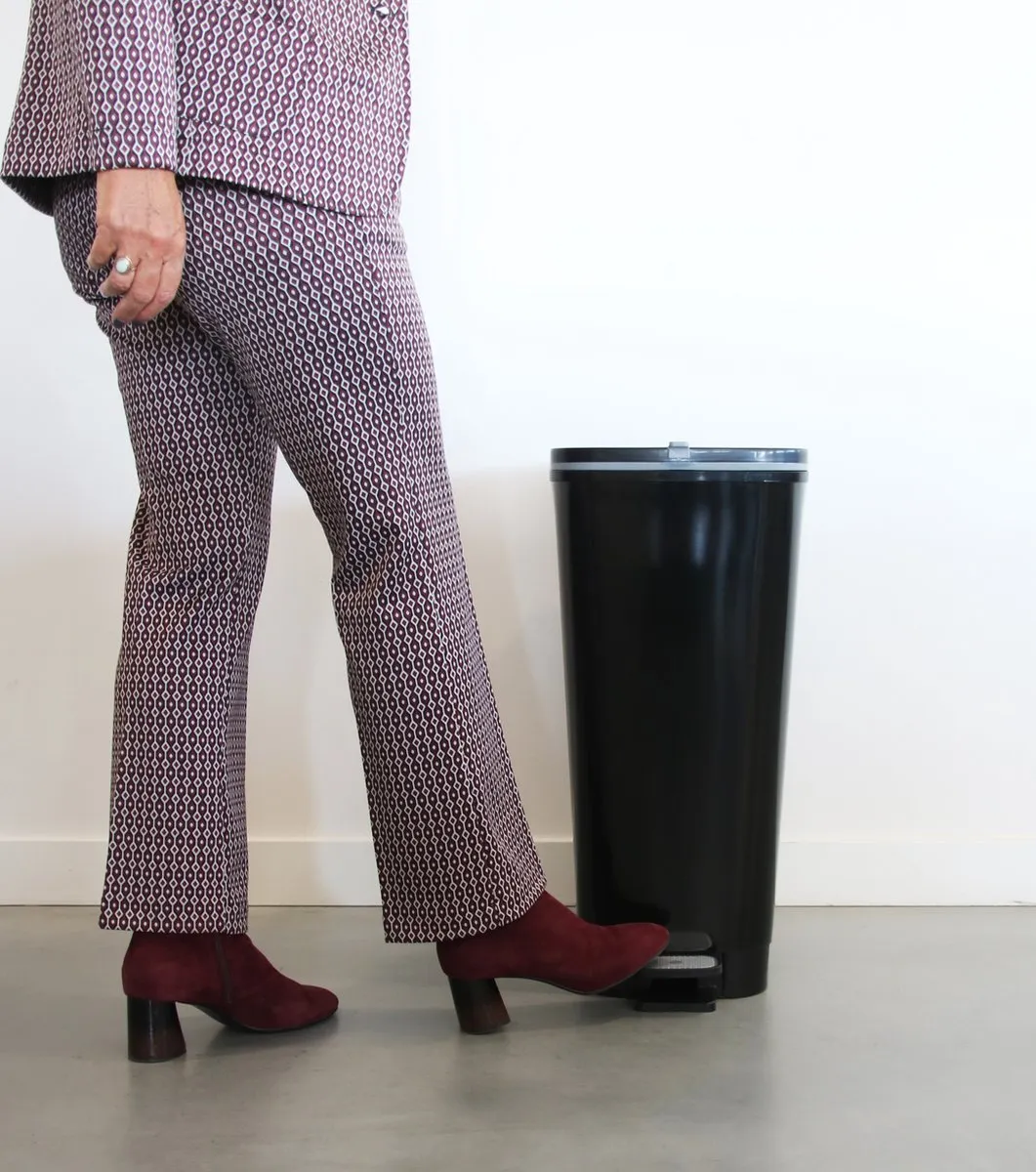 Curver Chic 45L Pedal Bin  - Black