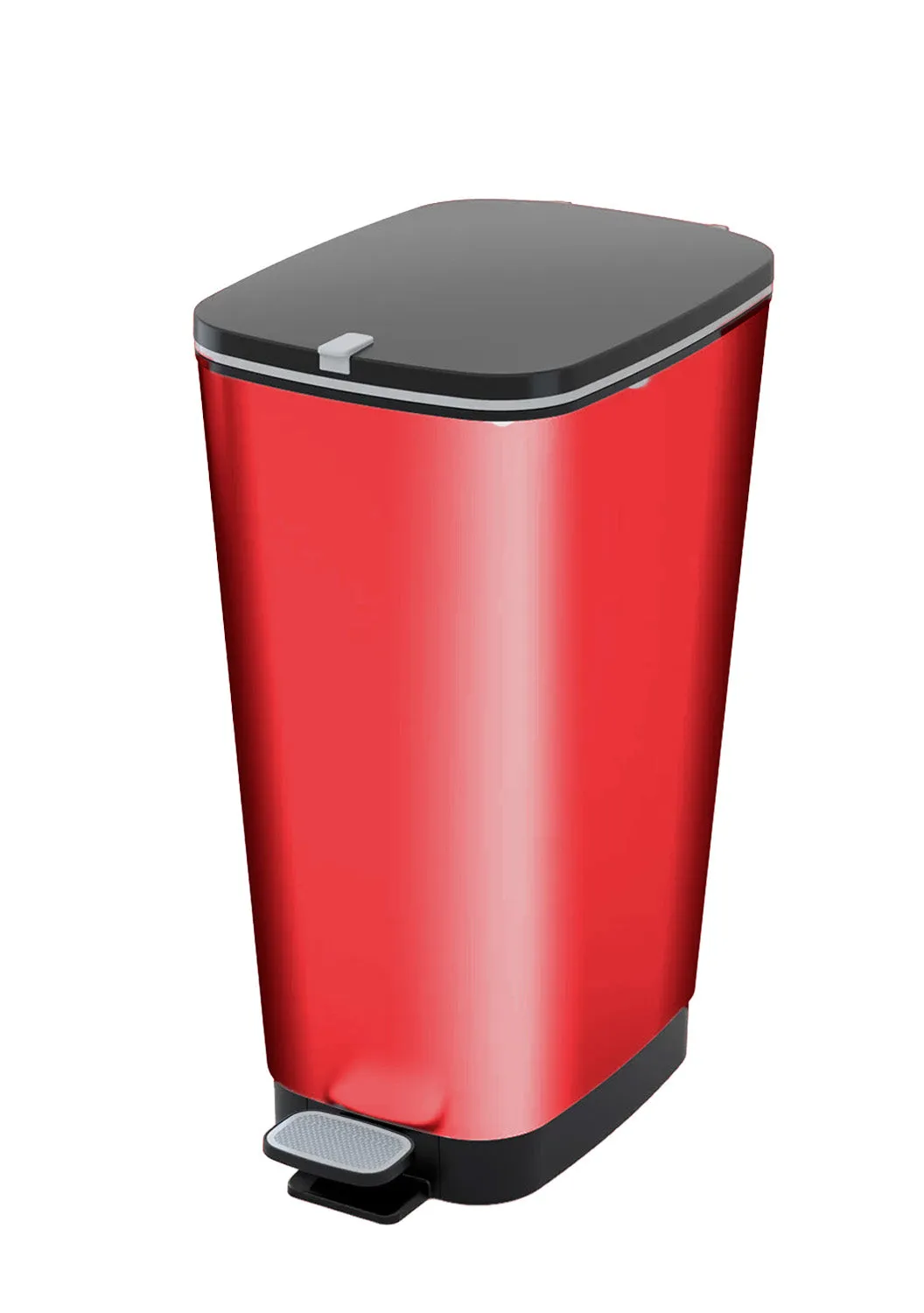 Curver Chic 45L Pedal Bin  - Red