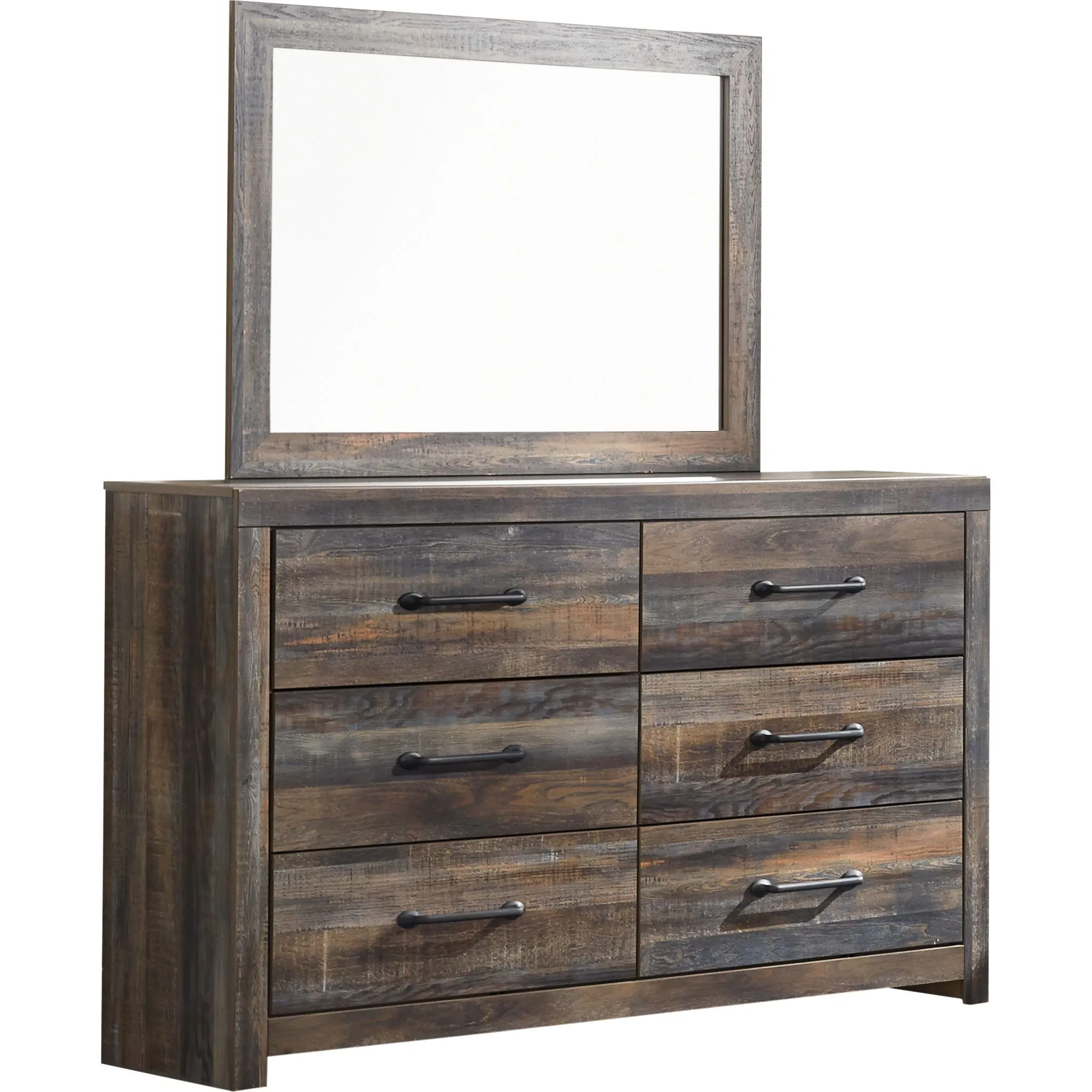 Drystan 5 Piece Panel Bed with 2 Drawer Storage Bedroom