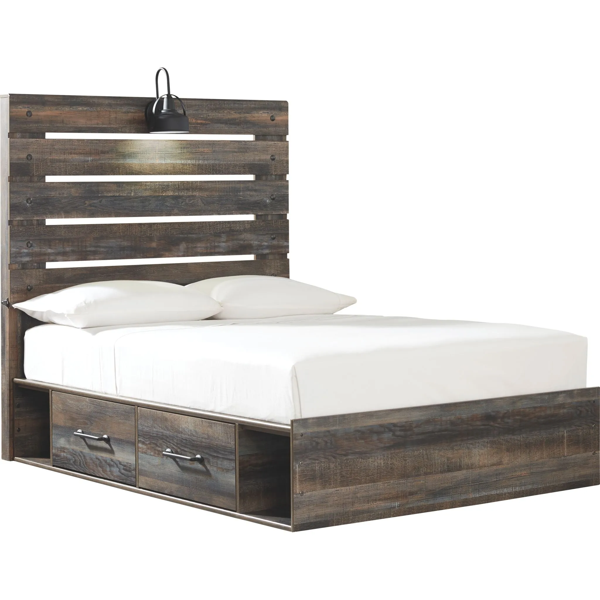 Drystan 5 Piece Panel Bed with 2 Drawer Storage Bedroom
