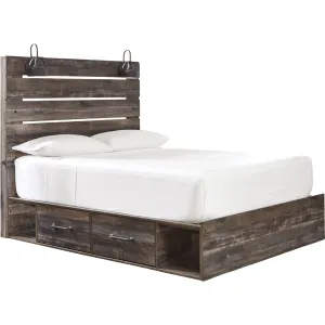 Drystan Panel Bed with 2 Drawer Storage